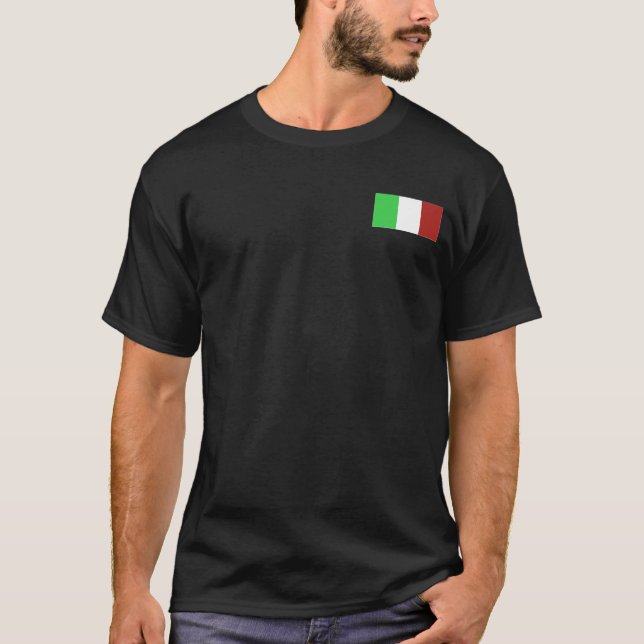 ITALIAN FLAG TEE T SHIRT (Front)