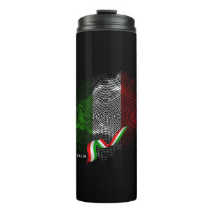 Italian flag thermal tumbler