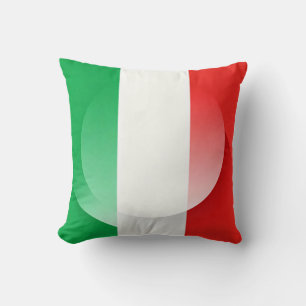 Italian Flag Throw Pillow 