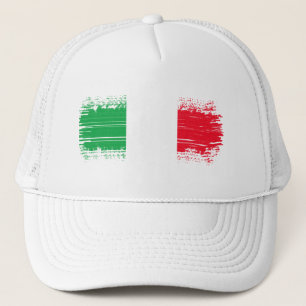 Italian flag trucker hat