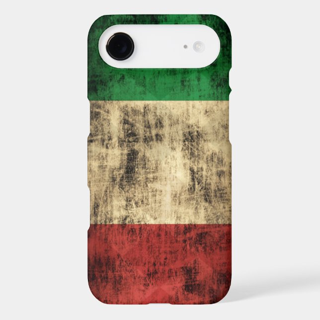 Italian Flag Vintage Grunge Case-Mate iPhone Case (Back)