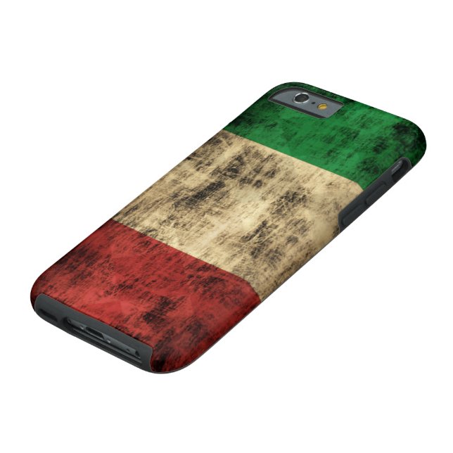 Italian Flag Vintage Grunge Case-Mate iPhone Case (Top)