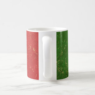 Italian Flag Vintage Grunge Design Mug