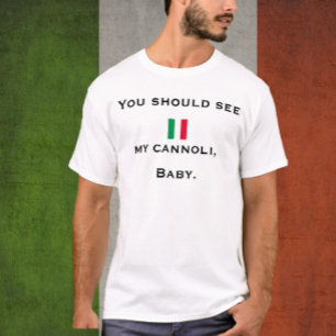 Italian Flag You Should See My Cannoli T-shirt