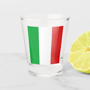 Italian FlagShot Glass