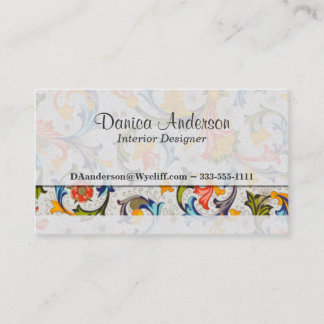 Italian Florentine Business Card