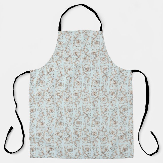 Italian Florentine Flourishes Apron (Front)