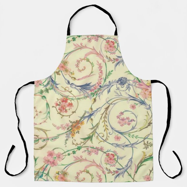 Italian Florentine Flourishes Apron (Front)