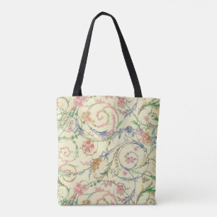 Italian Florentine Flourishes Pattern Tote Bag