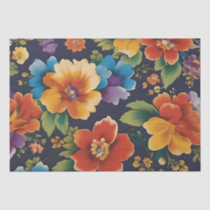 Italian Flower Print Decoupage / Tissue Paper