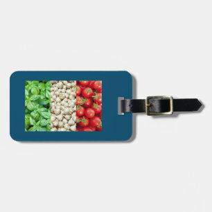 Italian Food Flag Luggage Tag