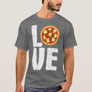 Italian Food Love Pizzeria Foodie Margherita Pizza T-Shirt