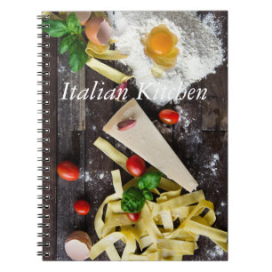 Italian Food Personalise Text Notebook