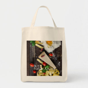 Italian Food Personalise Text Tote Bag