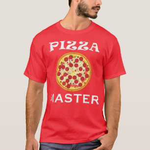 Italian Food Pizza Making Funny Pizza Master T-Shirt