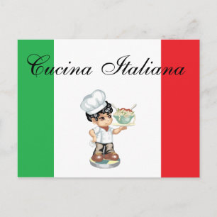 Italian Food Recipe Card