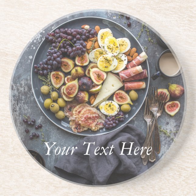 Italian Food Selection Coaster (Front)