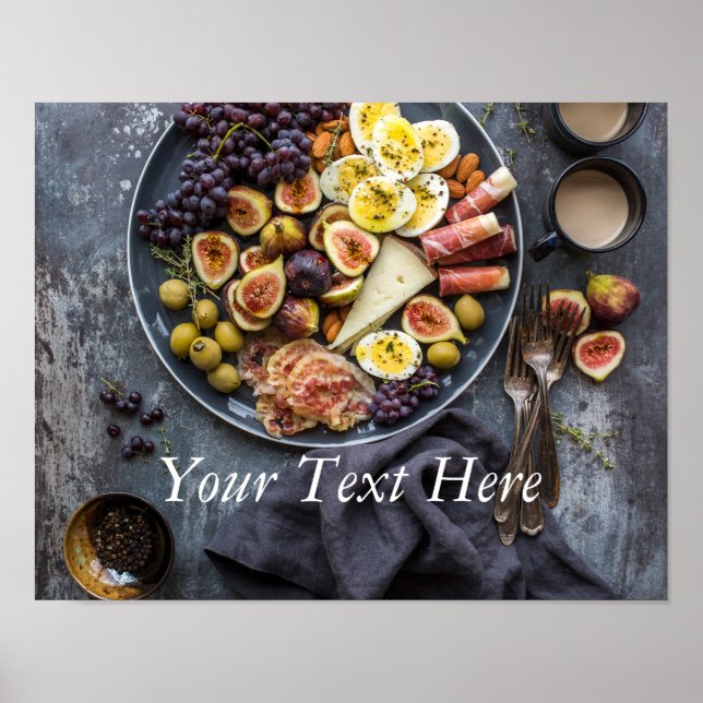 Italian Food Selection Poster (Front)