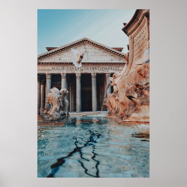 Italian Fountain Poster (Front)
