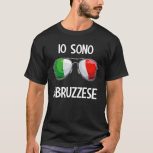 Italian Funny Italy Slang Italia Pun Io Sono Abruz T-Shirt
