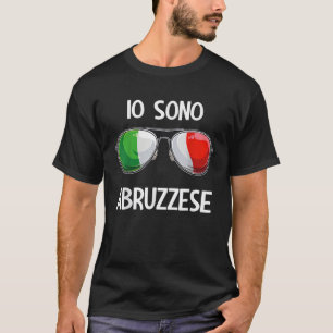 Italian Funny Italy Slang Italia Pun Io Sono Abruz T-Shirt