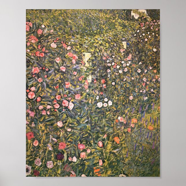 Italian Garden By Gustav Klimt Poster (Front)