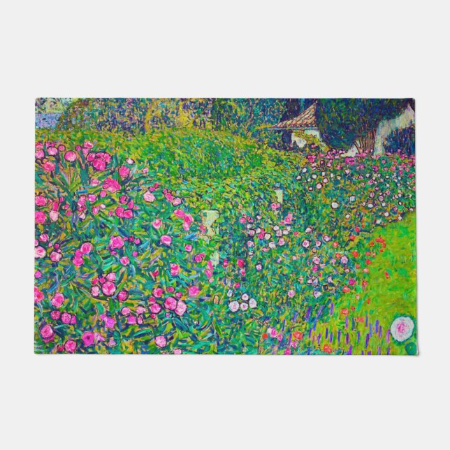 Italian Garden, Gustav Klimt Doormat (Front)