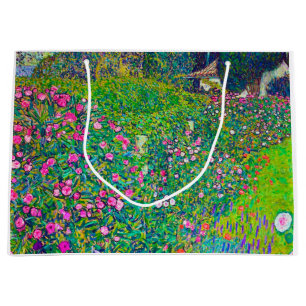 Italian Garden, Gustav Klimt Large Gift Bag