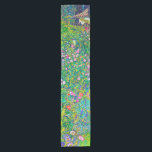 Italian Garden, Gustav Klimt Short Table Runner<br><div class="desc">Gustav Klimt (July 14, 1862 – February 6, 1918) was an Austrian symbolist painter and one of the most prominent members of the Vienna Secession movement. Klimt is noted for his paintings, murals, sketches, and other objets d'art. In addition to his figurative works, which include allegories and portraits, he painted...</div>