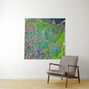 Italian Garden, Gustav Klimt Tapestry