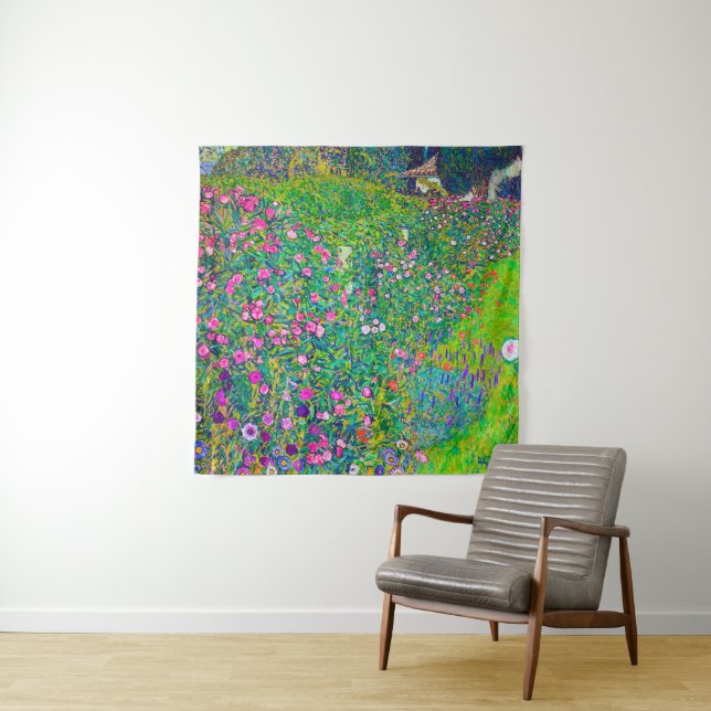 Italian Garden, Gustav Klimt Tapestry (In Situ)