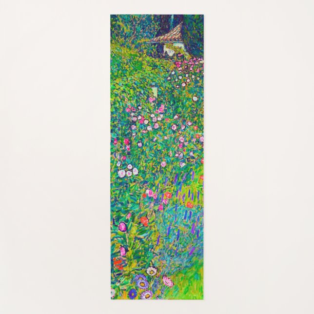 Italian Garden, Gustav Klimt Yoga Mat (Front)