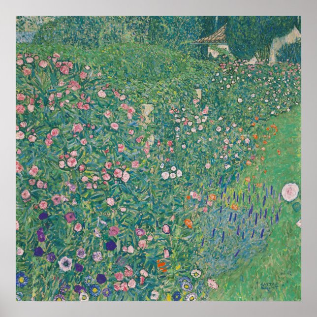 Italian Garden Landscape — Gustav Klimt (1913) Poster (Front)