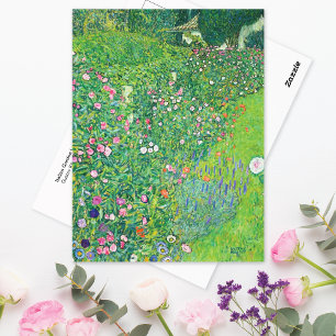 Italian Garden Landscape Gustav Klimt Postcard