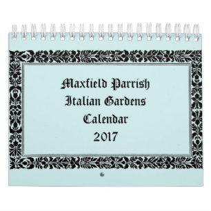 Italian Gardens by Maxfield Parrish Calendar