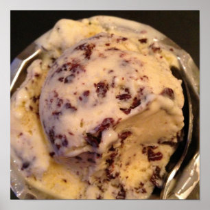 Italian Gelato Dessert Photo Poster