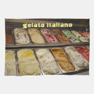 Italian Gelato Tea Towel