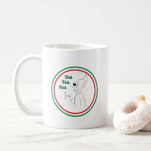 Italian Gestures – Blah, Blah, Blah Coffee Mug