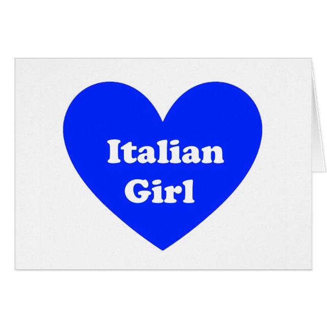 Italian Girl (Front Horizontal)