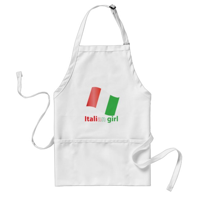 Italian Girl Standard Apron (Front)
