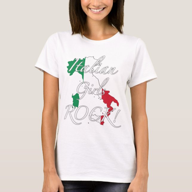 Italian Girls Rock! T-Shirt (Front)