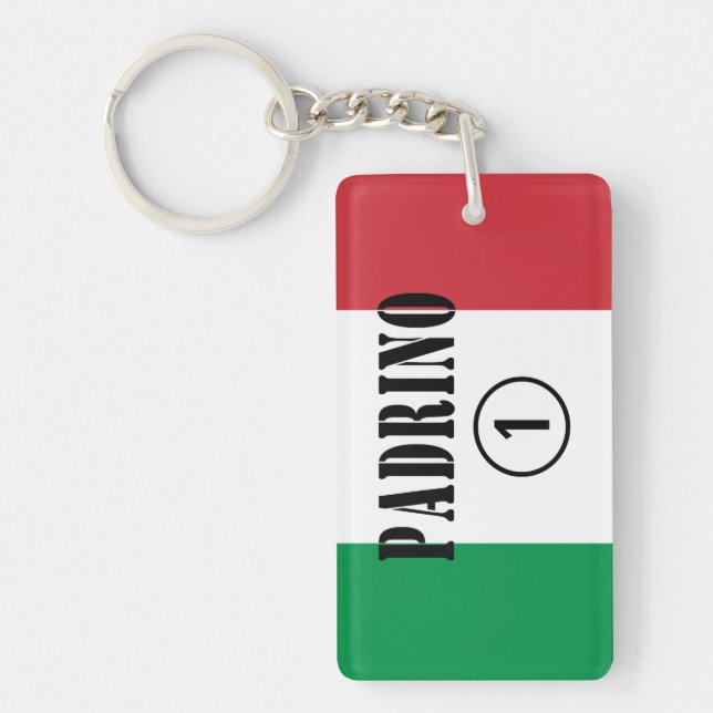 Italian Godfathers : Padrino Numero Uno Key Ring (Front)