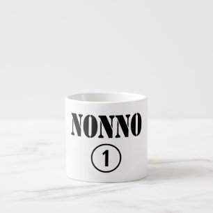 Italian Grandfathers : Nonno Numero Uno Espresso Cup