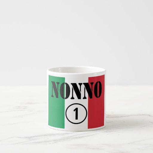 Image of Italian Grandfathers : Nonno Numero Uno Espresso Cup