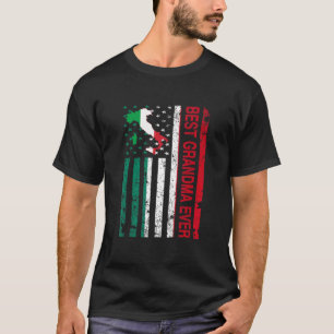 Italian Grandma  Italy Usa American Mother's Day T-Shirt