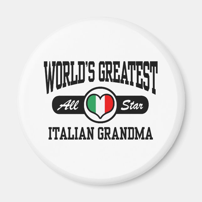 Italian Grandma Magnet (Front)