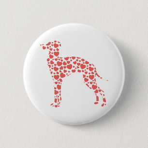 Italian Greyhound 6 Cm Round Badge