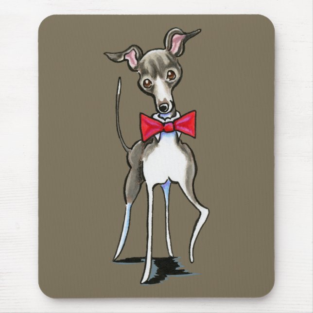 Italian Greyhound Antonio Mouse Mat (Front)