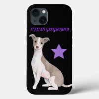 ITALIAN GREYHOUND APPLE IPHONE 13 CASE.