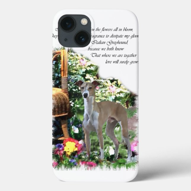 Italian Greyhound Art Gifts Case-Mate iPhone Case (Back)